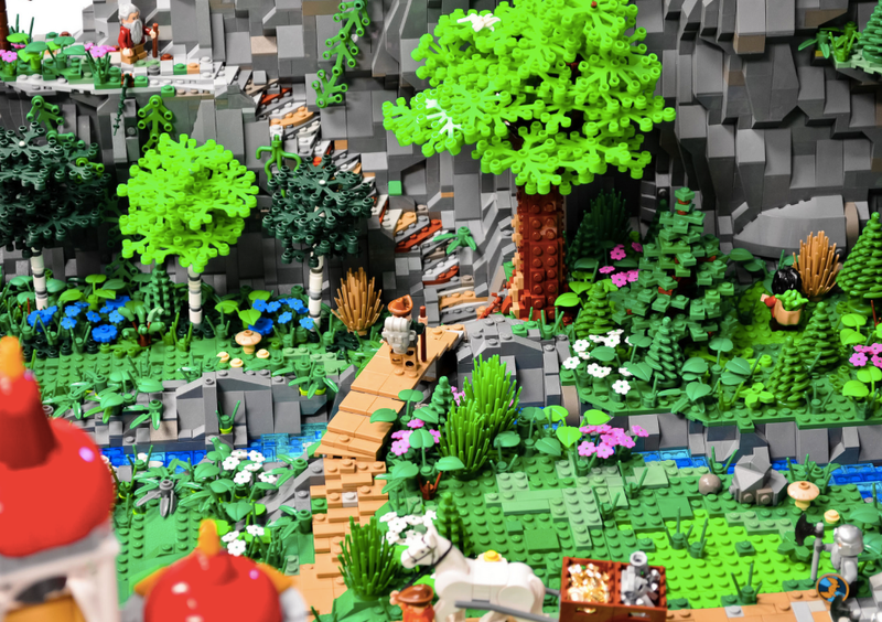Illustration for article titled This 80,000-brick Lego kingdom from 'The Hobbit' will blow your mind